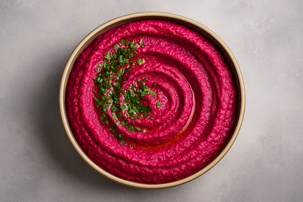 Quick Beetroot Hummus