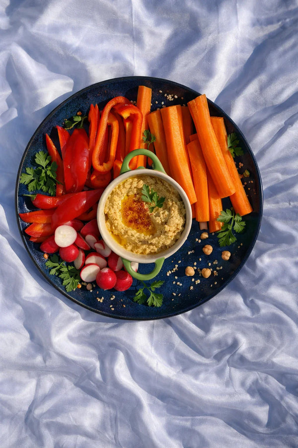 Eureka Turmeric ACV Hummus Plate