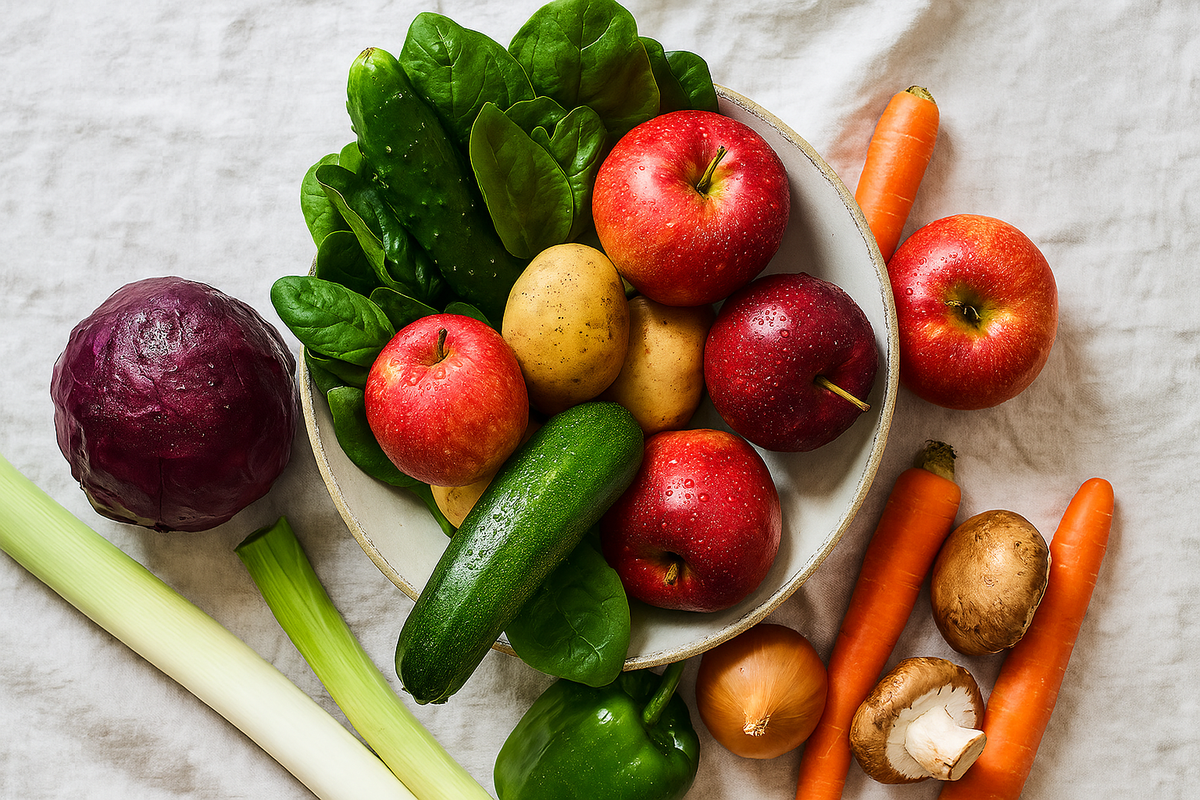 A Natural Way to Wash Fruit and Veg