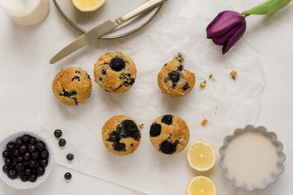 Healthy Blueberry Muffins