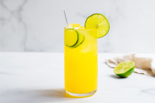 Sparkling Turmeric Acv Limeade