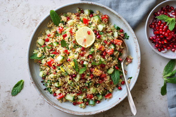 Split Pea Quinoa Tabbouleh Salad