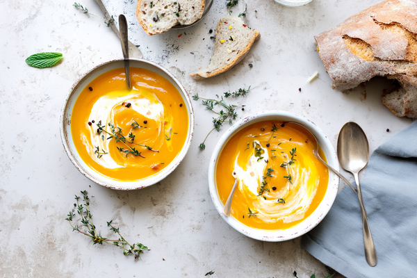 Sweet Potato Apple And Thyme Soup
