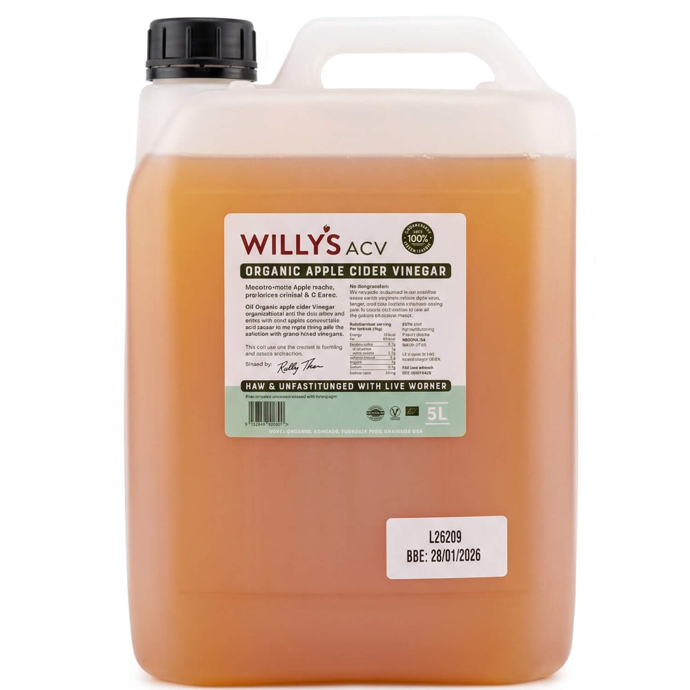 Willy's 5L Jerry Organic Apple Cider Vinegar