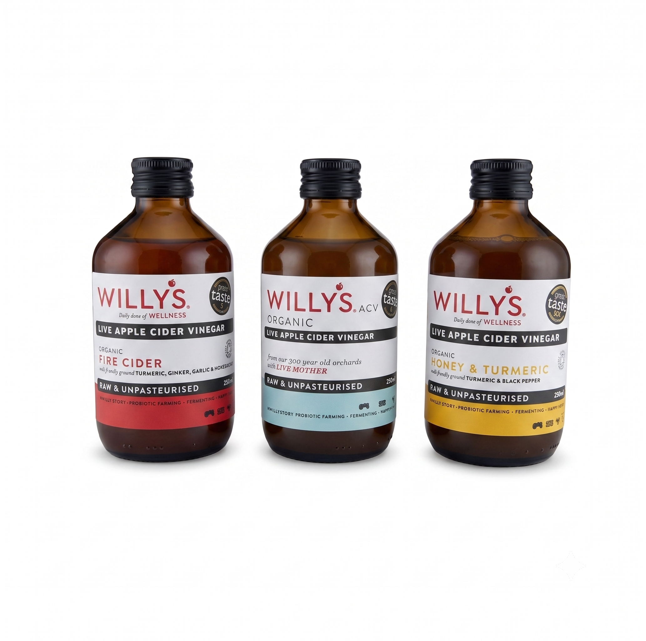 Organic Apple Cider Vinegar Trio Bundle